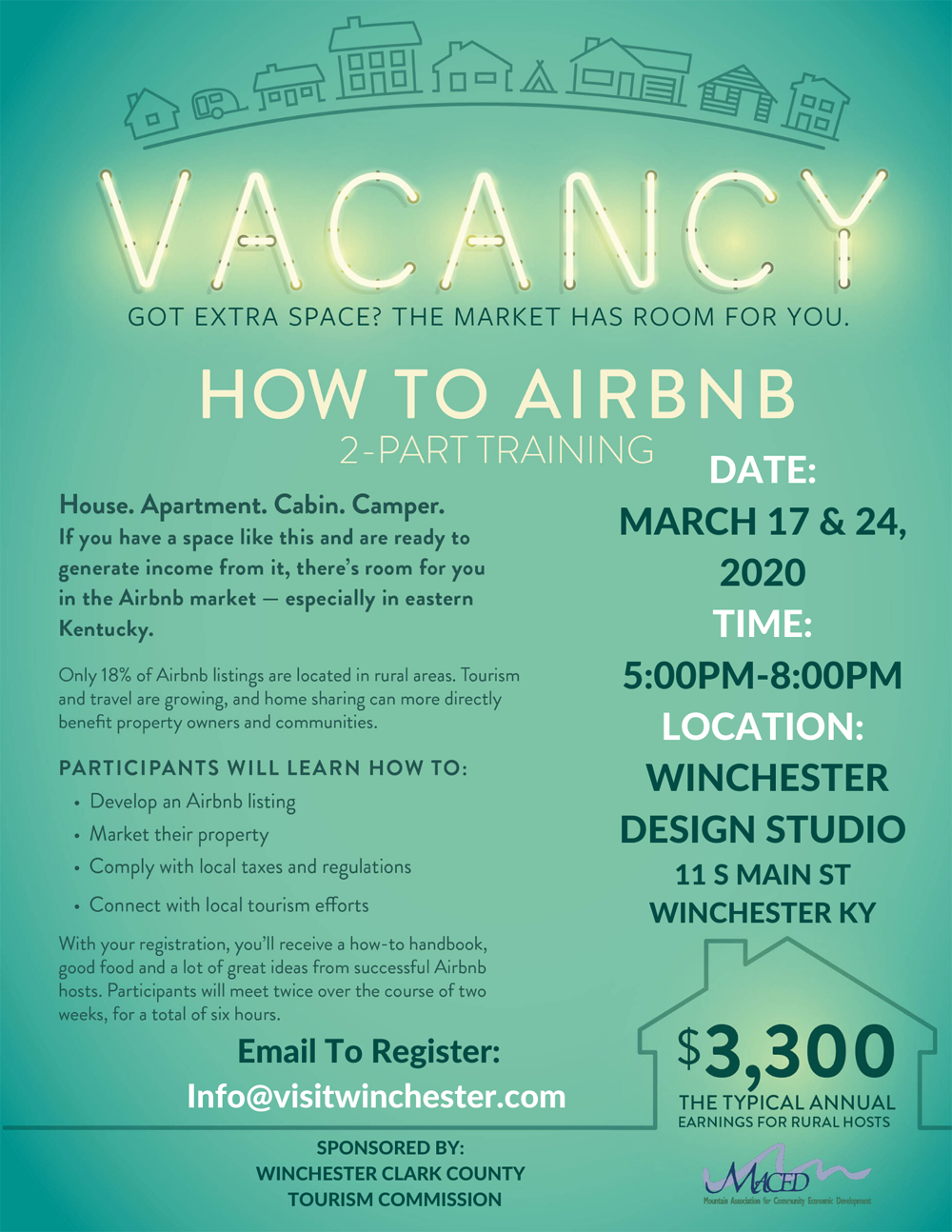 Tourism To Host Airbnb Workshops - Winchester Sun | Winchester Sun