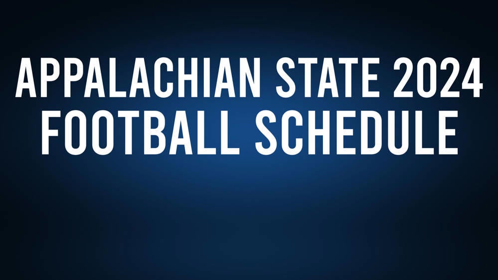 Appalachian State 2024 Football Schedule, Record, Results