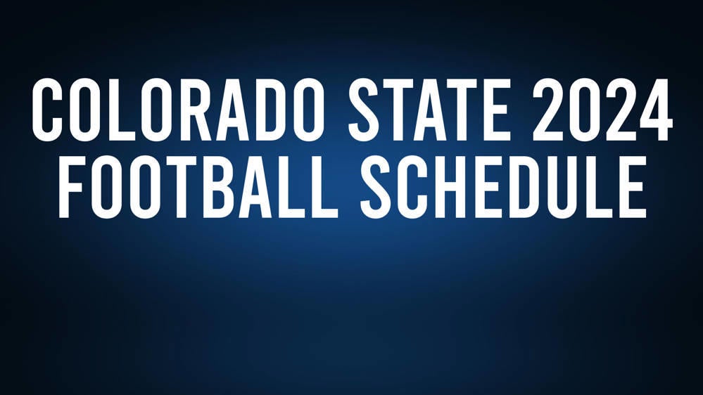 Colorado State 2024 Football Schedule, Record, Results Winchester Sun