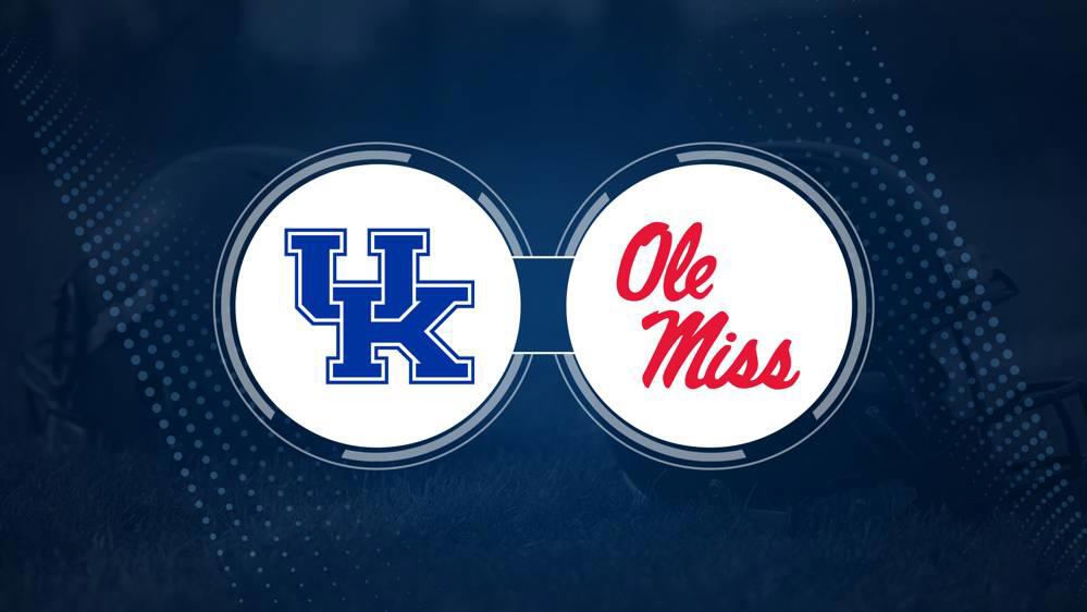 Kentucky vs. Ole Miss: Odds, spread, and over/under - Sept. 28