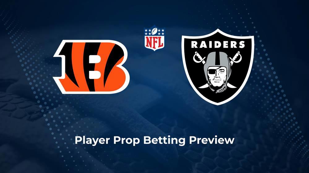 Bengals vs. Raiders Player Props & Odds – Week 9