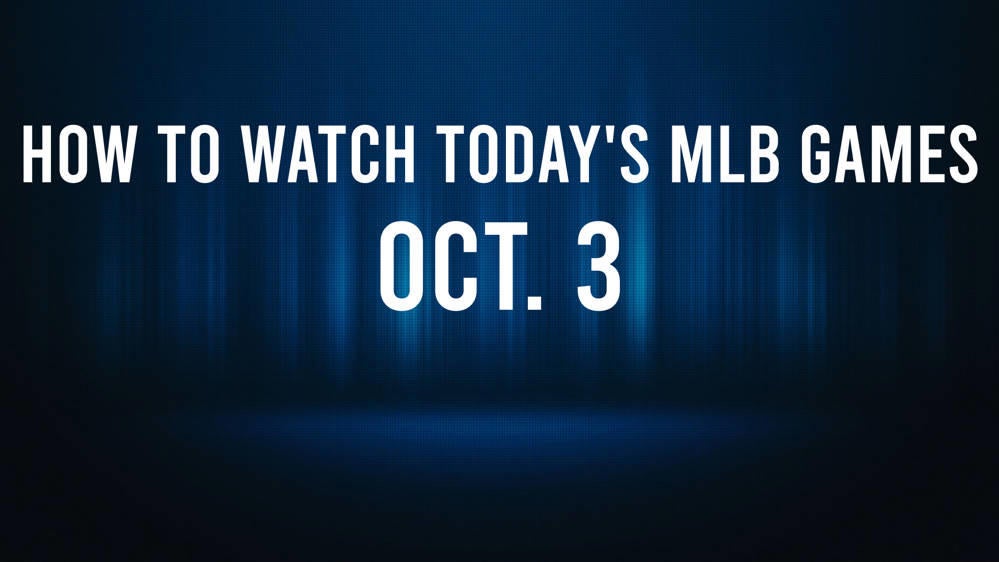 How to watch the MLB Baseball Playoffs on Thursday, October 3: TV channel, live streaming, start times