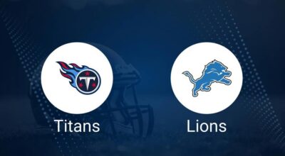 Titans vs. Lions Predictions & Picks: Odds, Moneyline, Spread - Week 8