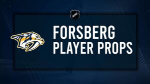 Filip Forsberg Player Prop Bets for the Predators vs. Capitals Game - November 6