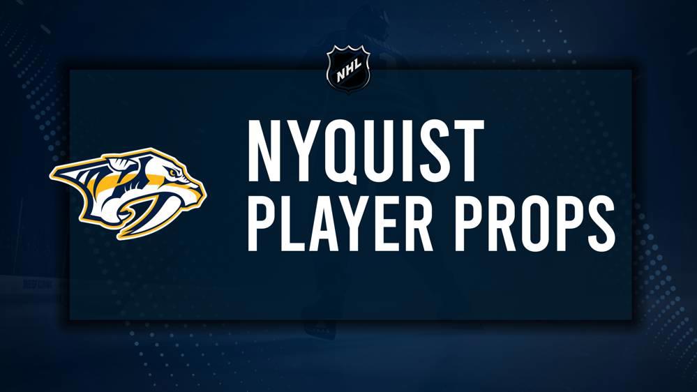 Gustav Nyquist Player Prop Bets for the Predators vs. Lightning Game - November 29