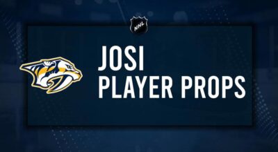 Roman Josi Player Prop Bets for the Predators vs. Wild Game - November 30