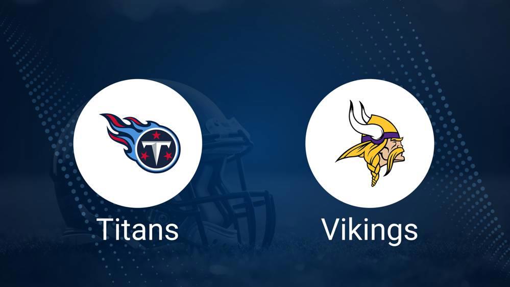 Titans vs. Vikings: Odds, Moneyline, and Spread - Week 11