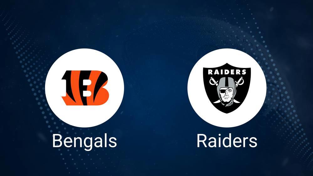 Where to Watch Bengals vs. Raiders on TV or Streaming Live - Nov. 3