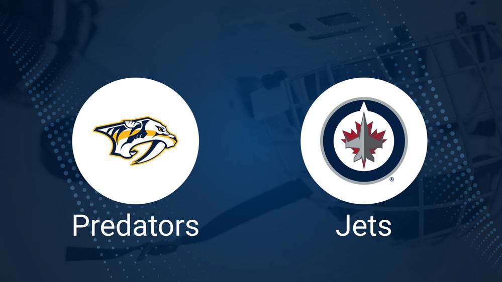 Where to Watch Nashville Predators vs. Winnipeg Jets on TV or Streaming Live - November 23