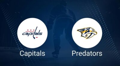 Where to Watch Washington Capitals vs. Nashville Predators on TV or Streaming Live - November 6