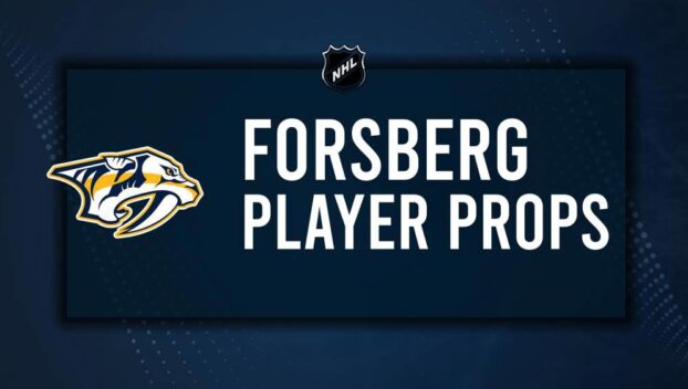 Filip Forsberg Player Prop Bets for the Predators vs. Flames Game - December 10