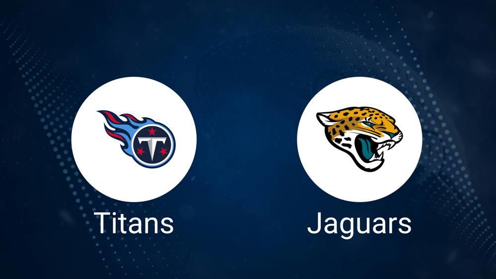 Where to Watch Titans vs. Jaguars on TV or Streaming Live - Dec. 8