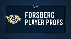 Filip Forsberg Player Prop Bets for the Predators vs. Canucks Game - January 29