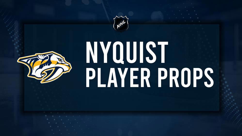 Gustav Nyquist Player Prop Bets for the Predators vs. Canucks Game - January 29