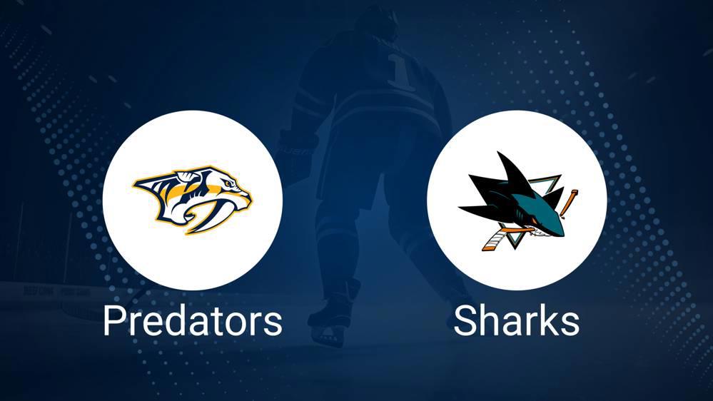 How to Pick the Predators vs. Sharks Game with Odds, Spread, Betting Line and Stats – January 21