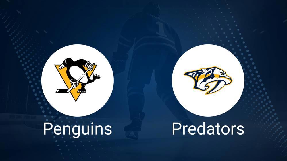 Penguins vs. Predators Injury Report Today - February 1