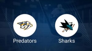 Predators vs. Sharks Injury Report Today - January 23