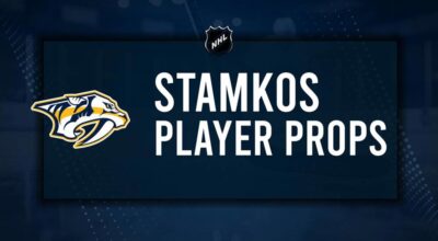 Steven Stamkos Player Prop Bets for the Predators vs. Canucks Game - January 3