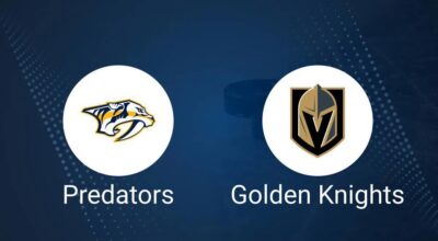 Where to Watch Nashville Predators vs. Vegas Golden Knights on TV or Streaming Live - January 14