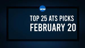 Top 25 College Hoops Picks Against the Spread - Thursday, February 20